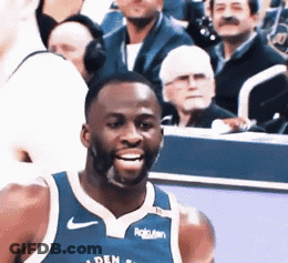 Basketball Player In Blue Jersey With Rakuten GIF
