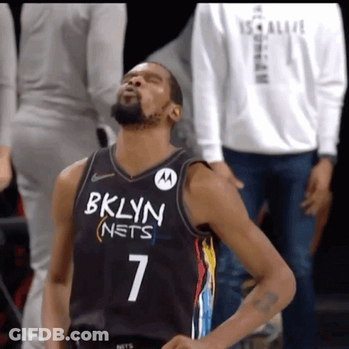 Basketball Player In Brooklyn Nets Jersey GIF