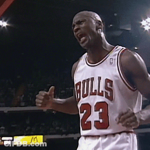 Basketball Player In Bulls Jersey Thumbs Up GIF