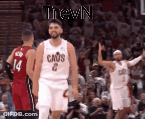 Basketball Player In Cavs Jersey GIF