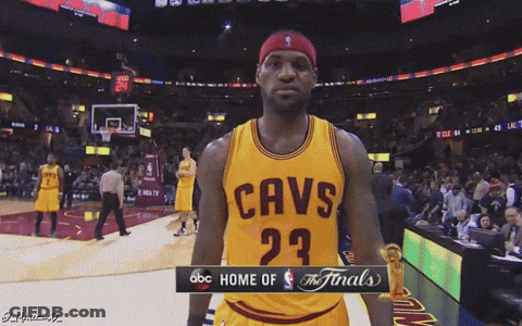 Basketball Player In Cavs Jersey GIF