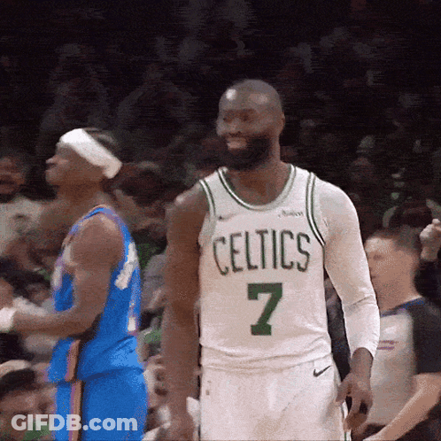 Basketball Player In Celtics Jersey GIF