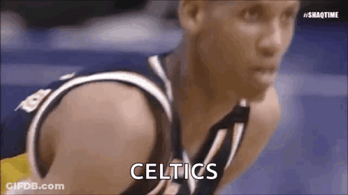 Basketball Player In Celtics Jersey GIF