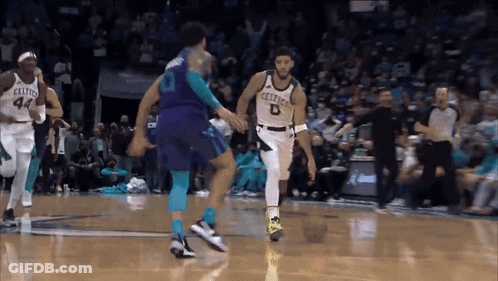 Basketball Player In Celtics Jersey GIF
