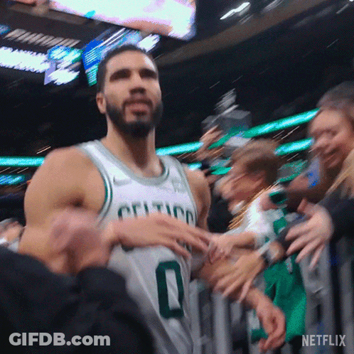 Basketball Player In Celtics Jersey GIF