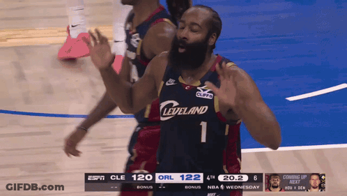Basketball Player In Cleveland 1 Jersey GIF