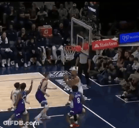 Basketball Player In Dallas 26 Jersey GIF