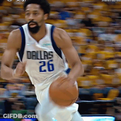Basketball Player In Dallas 26 Jersey GIF