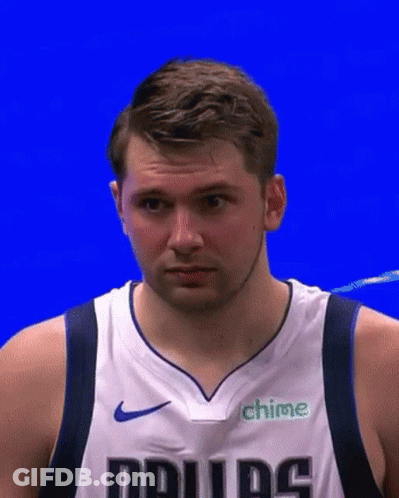 Basketball Player In Dallas Jersey GIF