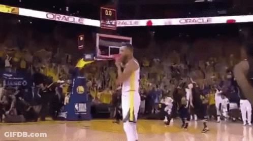 Basketball Player In Front Of Crowd GIF