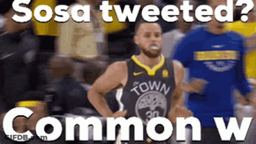 Basketball Player In Golden State Warriors Jersey GIF