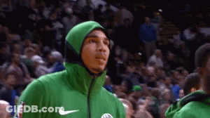 Basketball Player In Green Hoodie GIF