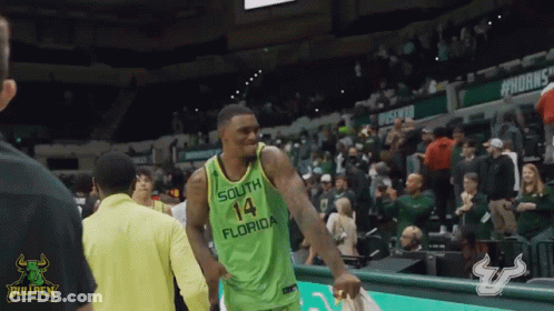 Basketball Player In Green Jersey Number 14 GIF