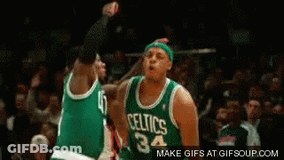Basketball Player In Green Jersey Number 23 GIF
