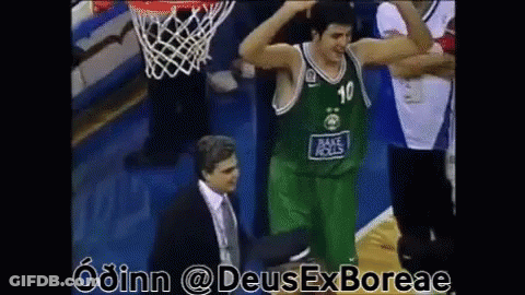 Basketball Player In Green Uniform Number 10 GIF