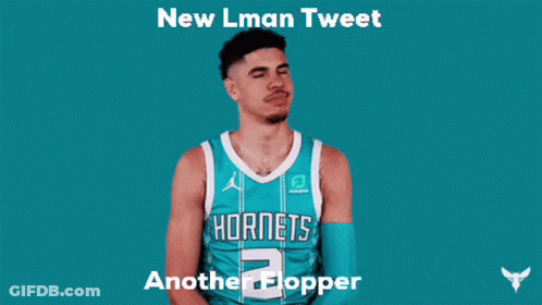 Basketball Player In Hornets Jersey Making Funny Face GIF