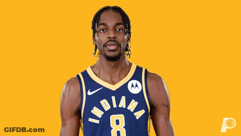 Basketball Player In Indiana 8 Jersey GIF