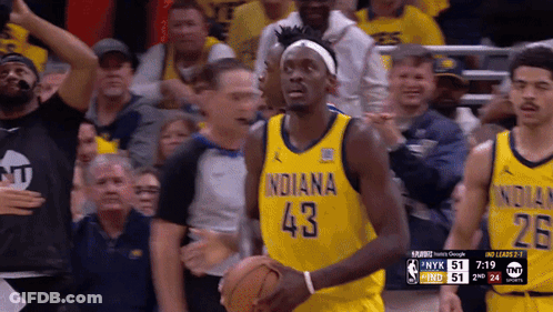 Basketball Player In Indiana Jersey GIF