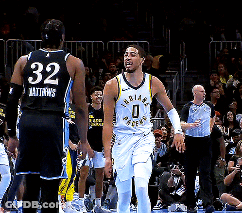 Basketball Player In Indiana Pacers Jersey GIF