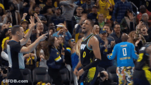 Basketball Player In Jersey Number 0 GIF