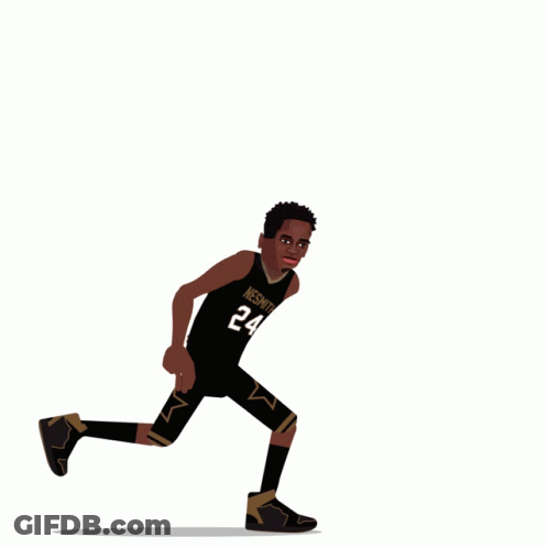 Basketball Player In Nesmith 24 Jersey GIF