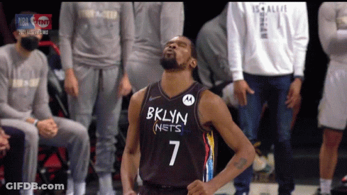 Basketball Player In Nets Jersey GIF