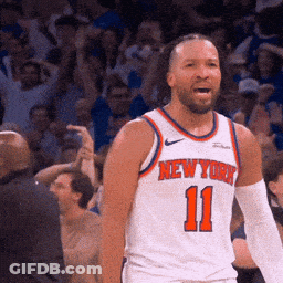 Basketball Player In New York Jersey 11 GIF