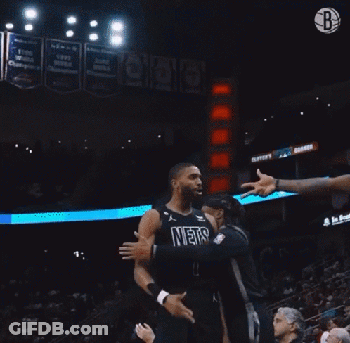 Basketball Player In Number 1 Jersey With Hands Behind Back GIF