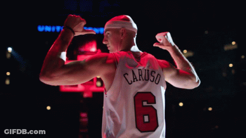 Basketball Player In Number 6 Jersey GIF