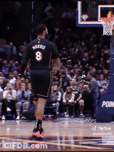 Basketball Player In Number 8 Jersey GIF
