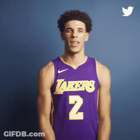 Basketball Player In Purple Jersey Number 2 GIF