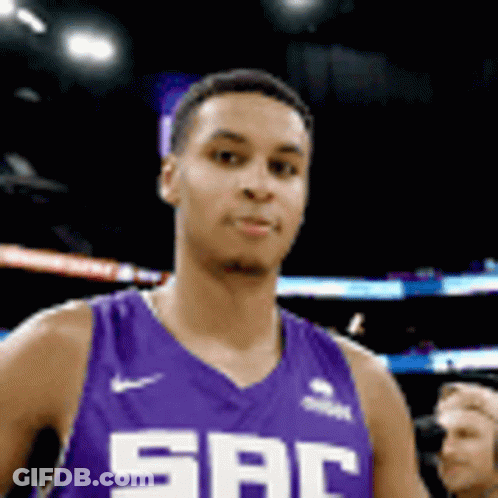 Basketball Player In Purple Jersey SBC GIF