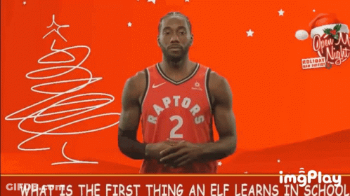 Basketball Player In Raptors Jersey GIF
