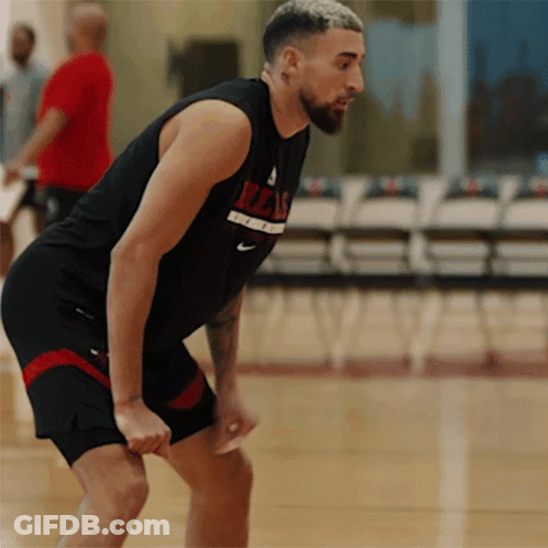 Basketball Player In Reals Jersey GIF