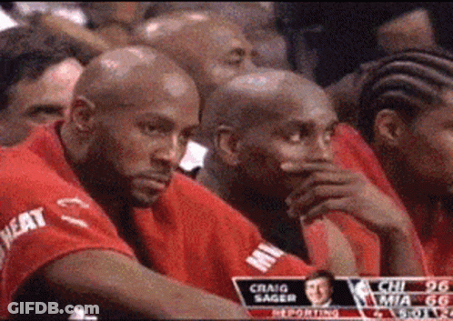 Basketball Player In Red Heat Shirt GIF