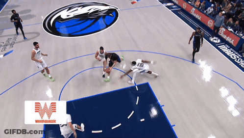 Basketball Player In Red Jersey Number 11 GIF