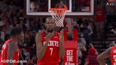 Basketball Player In Red Jersey Number 7 GIF