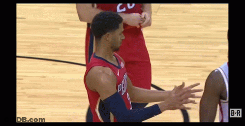 Basketball Player In Red Jersey Number 9 GIF
