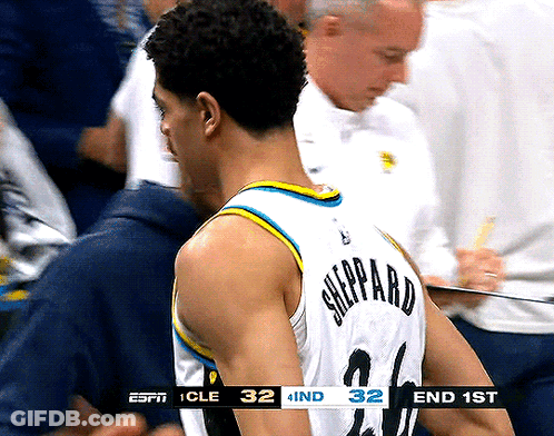 Basketball Player In Sheppard Jersey GIF