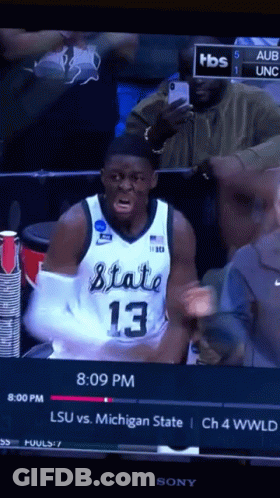 Basketball Player In State Jersey GIF