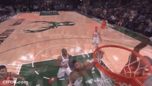 Basketball Player In White Jersey Number 24 GIF