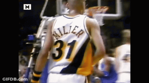 Basketball Player In White Jersey Number 31 GIF