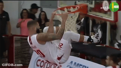 Basketball Player In White Uniform Number 21 GIF