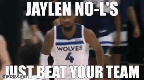 Basketball Player In Wolves Jersey Just Beat Your Team GIF
