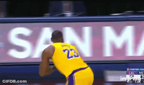 Basketball Player In Yellow Jersey 23 GIF