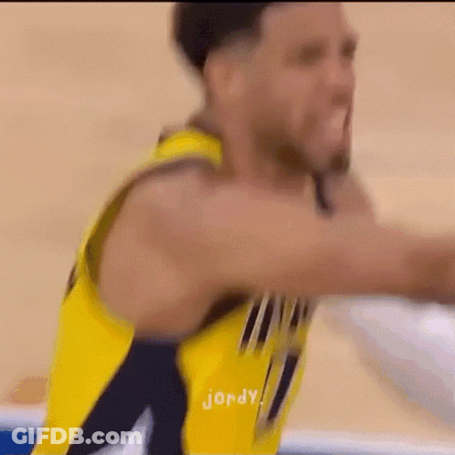 Basketball Player In Yellow Jersey Jordy GIF