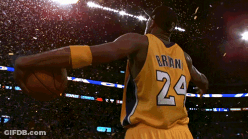 Basketball Player In Yellow Jersey Number 24 GIF