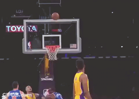 Basketball Player In Yellow Lakers Jersey Number 0 GIF