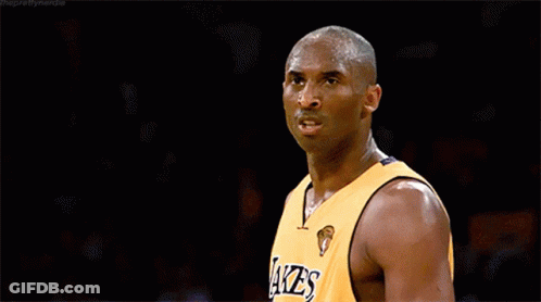 Basketball Player In Yellow Lakers Jersey GIF