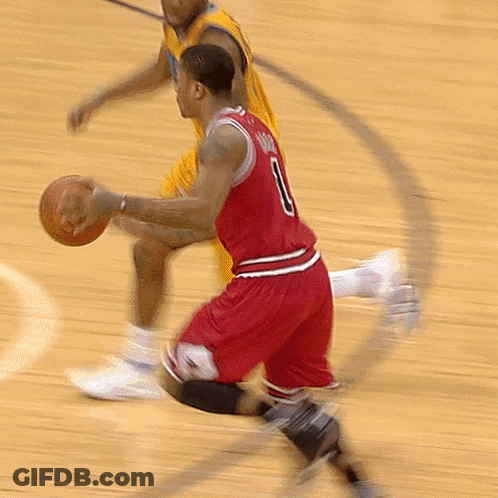 Basketball Player In Yellow Yola Jersey GIF